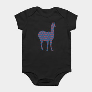 Phish Llama Donuts Baby Bodysuit